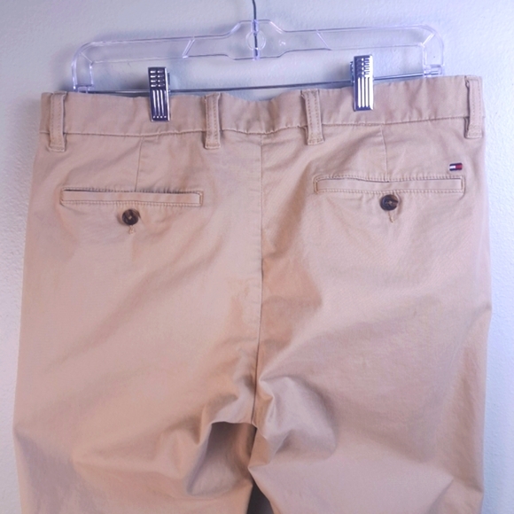 Tommy Hilfiger Custom Fit Men's Beige Khaki Pants Size 32/32 - Picture 12 of 16